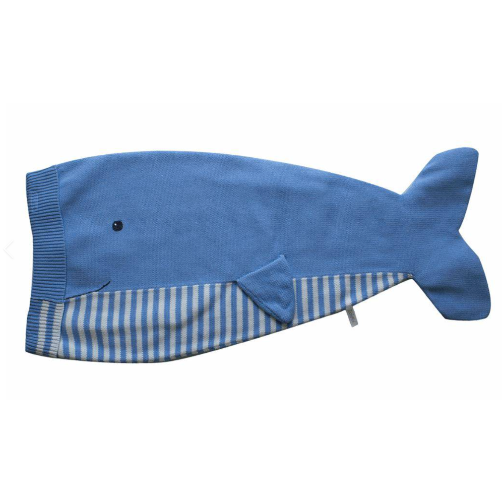 Whale Knit Blanket|10212