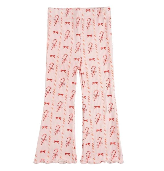 Candy Cane Lane Christmas Flare Legging|9767