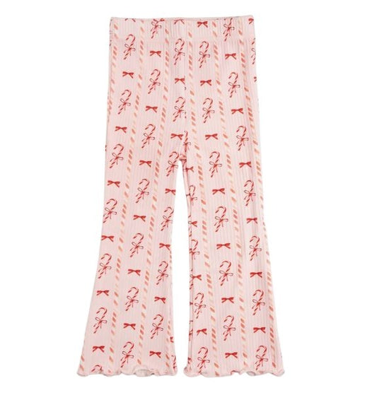 Candy Cane Lane Christmas Flare Legging|9767
