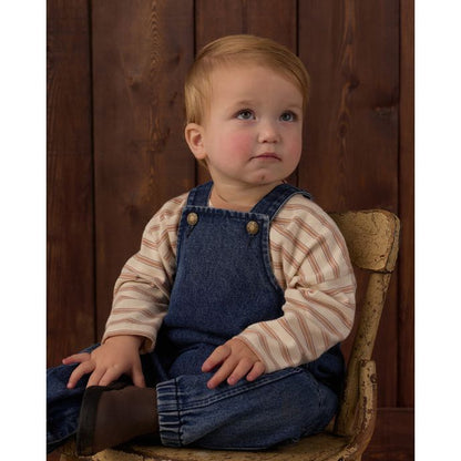 Camden Long Sleeve Tee Fawn Stripe