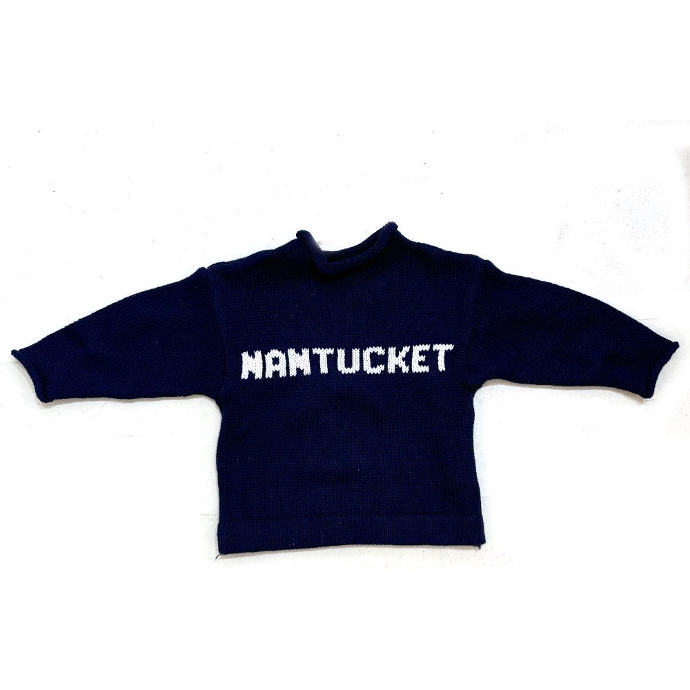 Nantucket Rollneck Sweater - Navy|7996