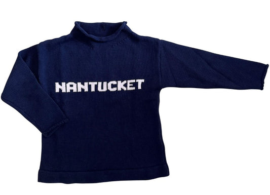 Nantucket Rollneck Sweater - Navy|9787