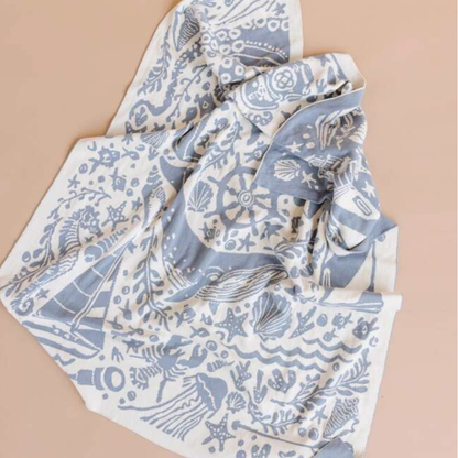 Organic Cotton Blanket Nautical|10183