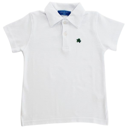 Henry Short Sleeve Polo - White|8500