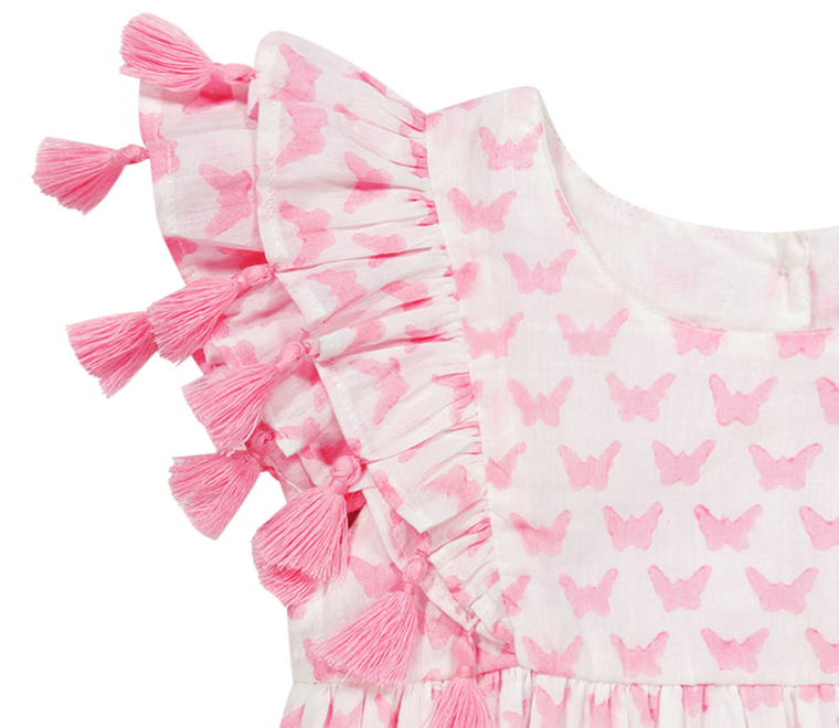 Anna Romper- Pink Butterfly|11776