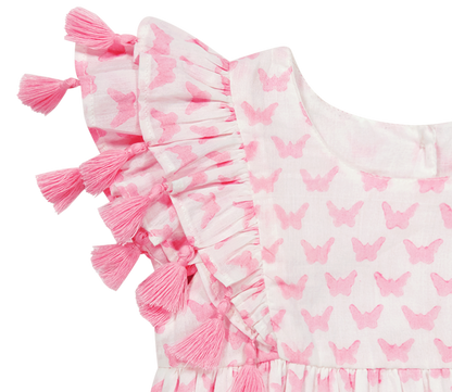 Anna Romper- Pink Butterfly|11776