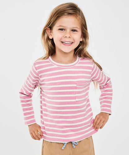 Edward T-Shirt, Rose Stripe|12660