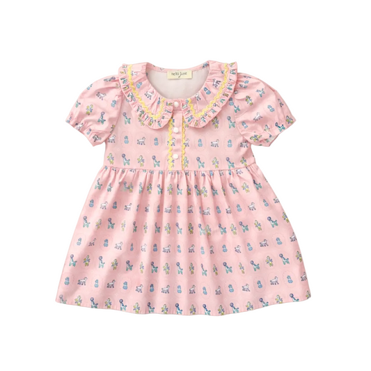 Rick Rack Dress in Poodle|11278