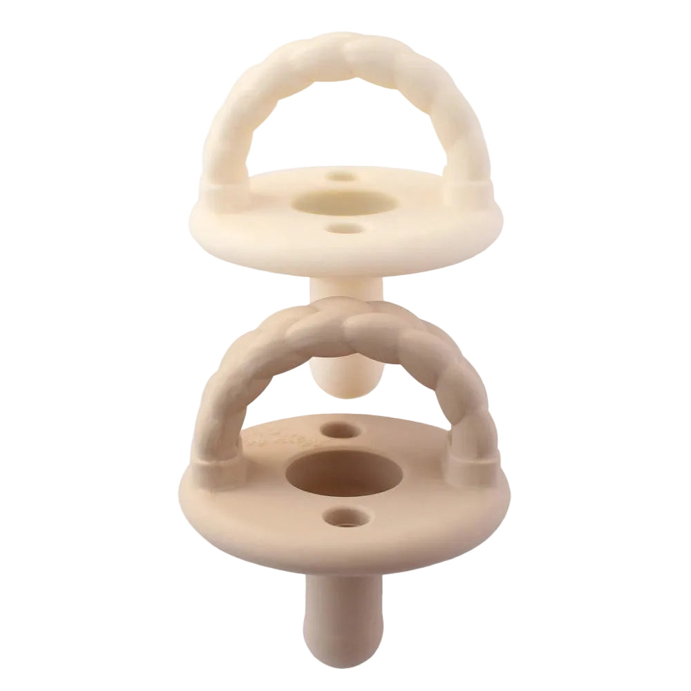 Silicon Soother- Buttercream Braid|13329