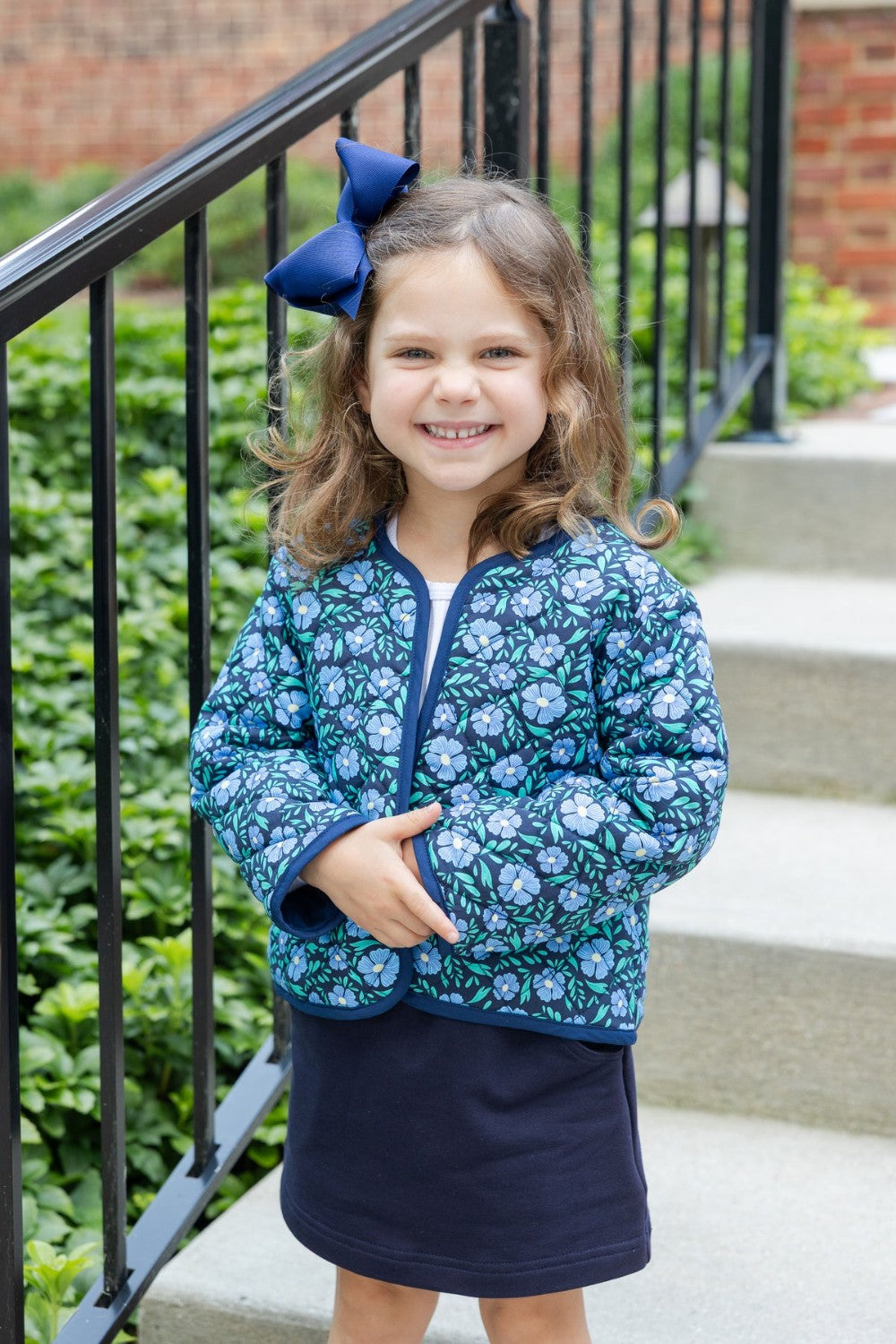 Floral Print Quilted Jacket|12890