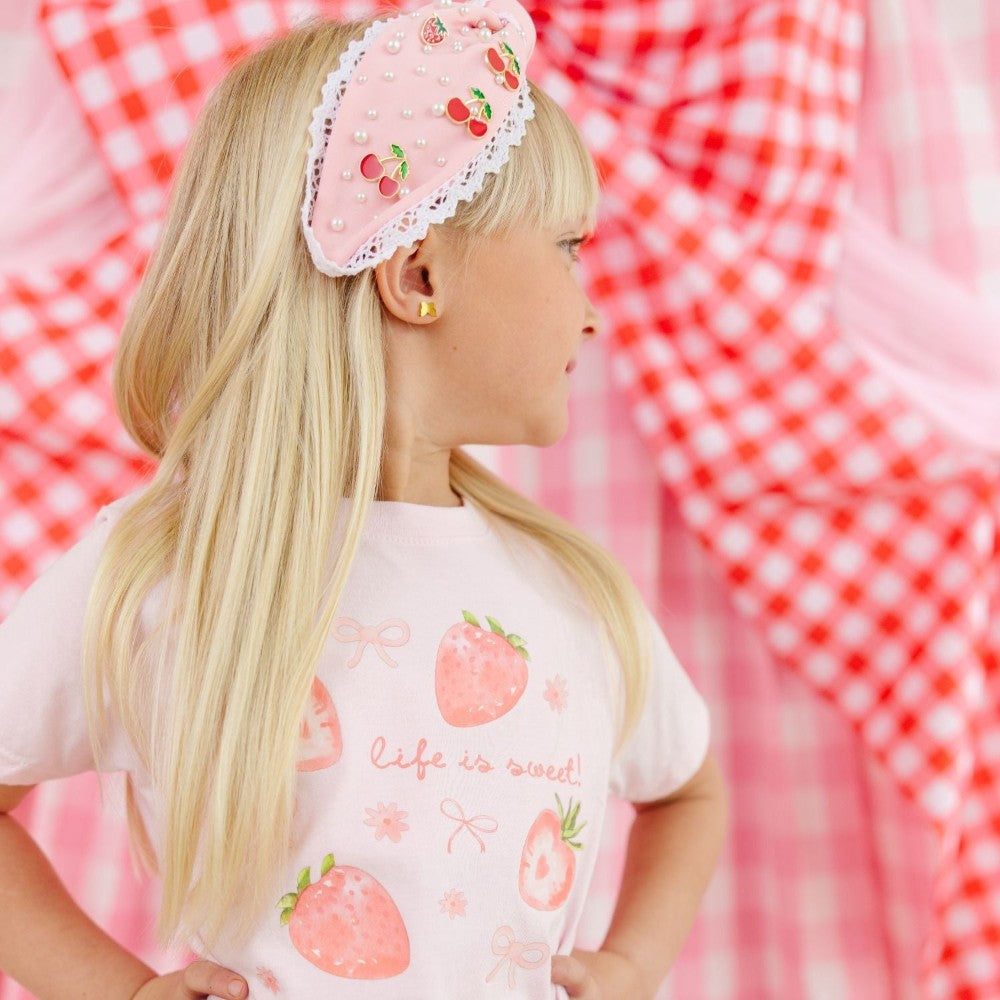 Life is Sweet Strawberry S/S T-shirt - Ballet|12587