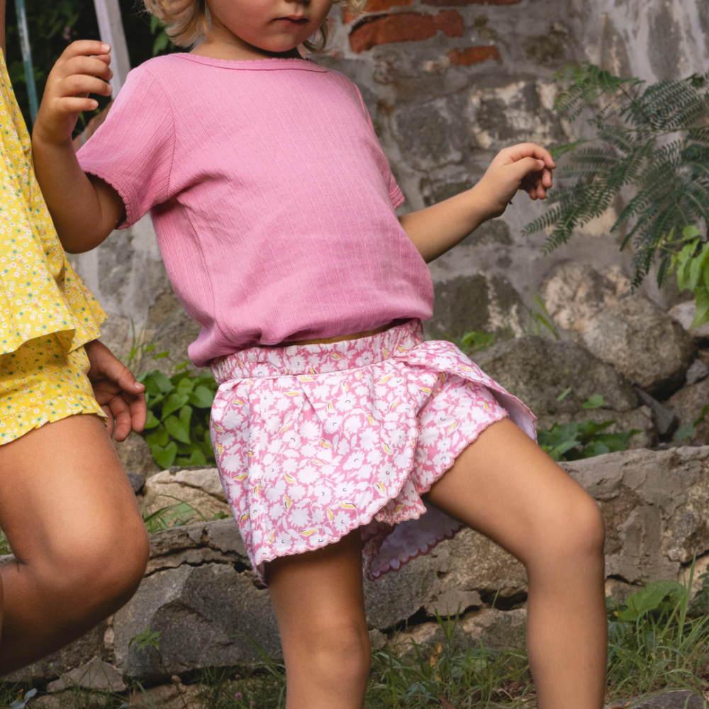 Girls blush bloom short|11444