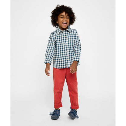 Jeffie Shirt, Blue Picnic Check|9055