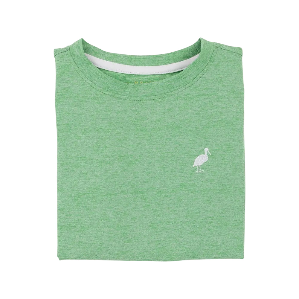 Prepletic™ Carter Crewneck - Grafton Green/Worth Ave White|11694