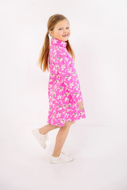 Tatum's Turtleneck Dress Bows of Holly|12272