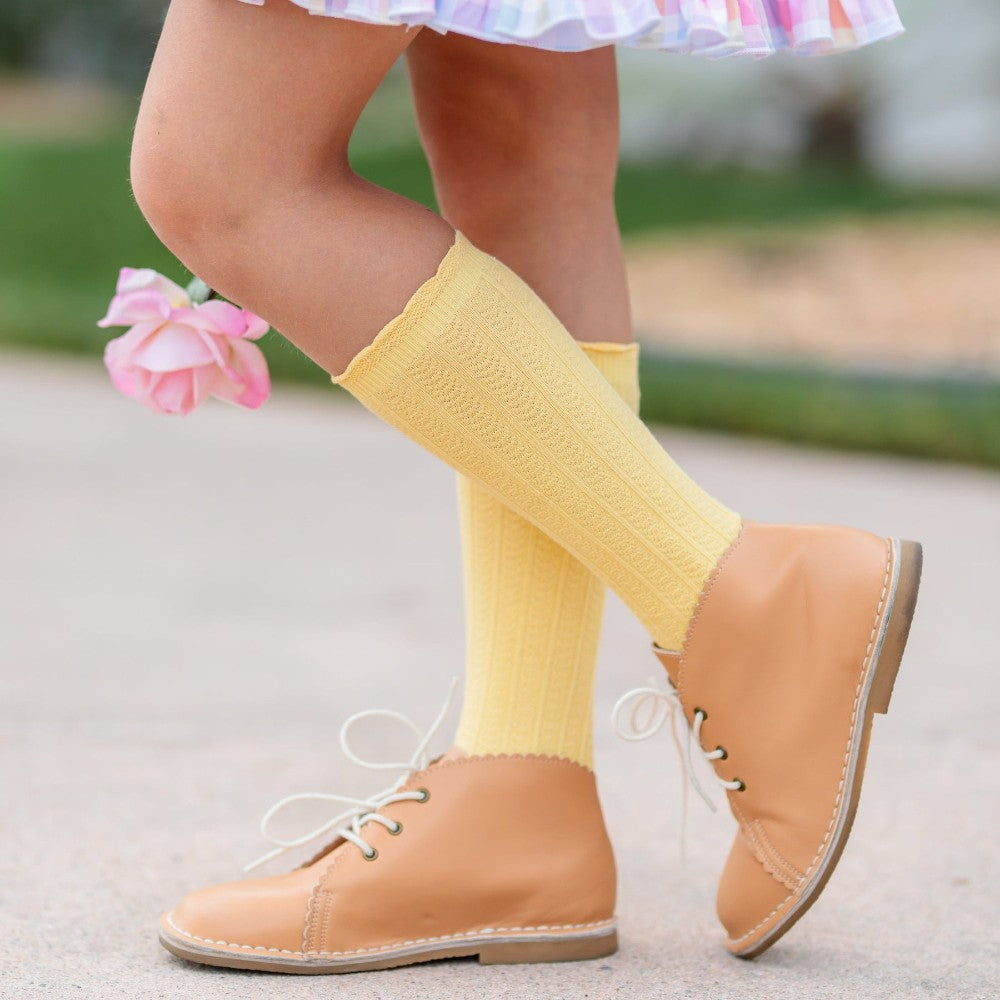 Sunshine Frill Knee High Socks|11017