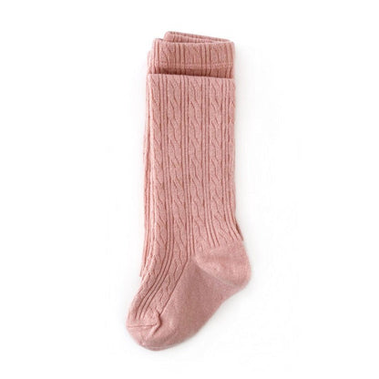 Quartz Pink Cable Tights|10415