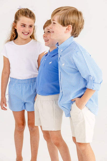 Dean's List Dress Shirt- Blue Gingham|12733
