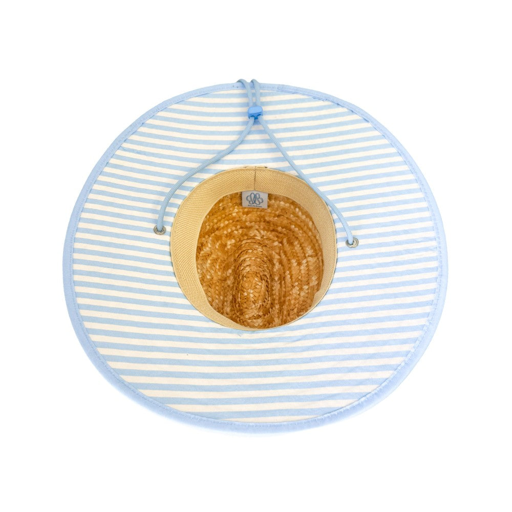 Youth Lifeguard Straw Hat - Blue|8236