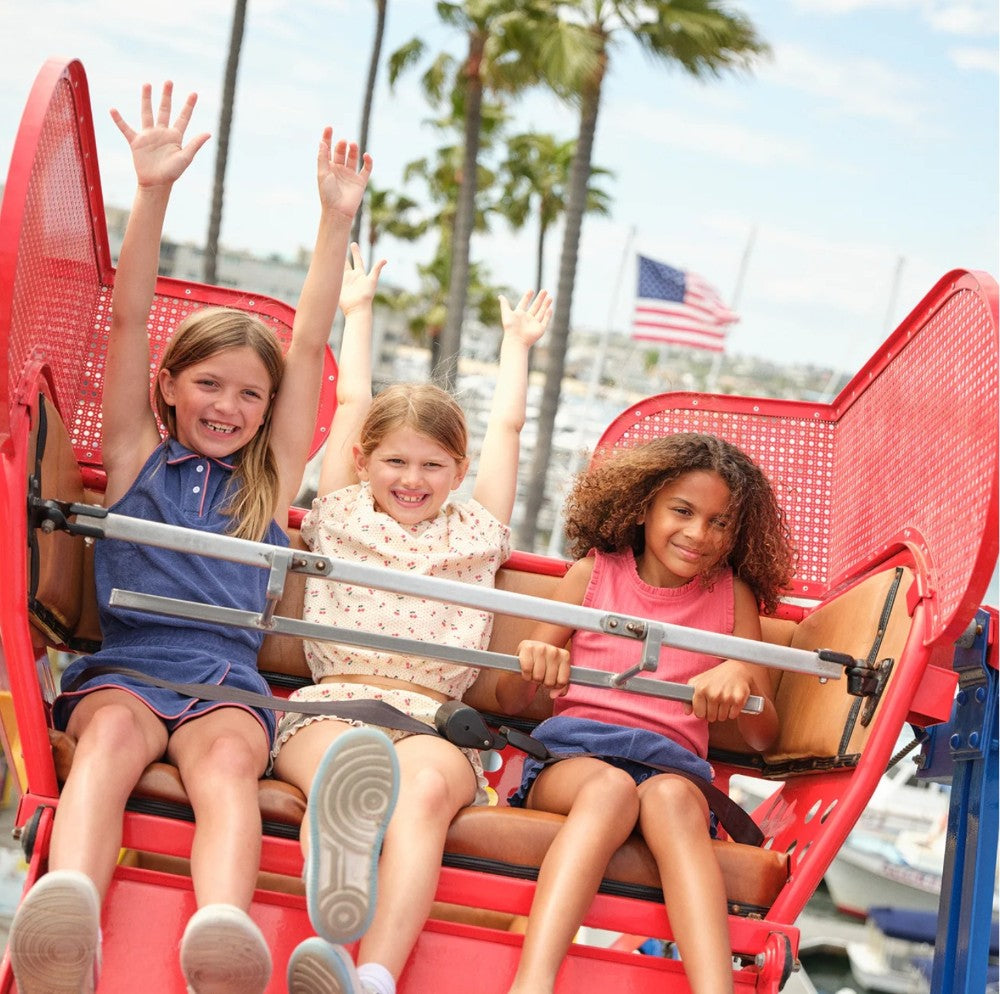 Girls Newport Navy Ruffle French Terry short|8608