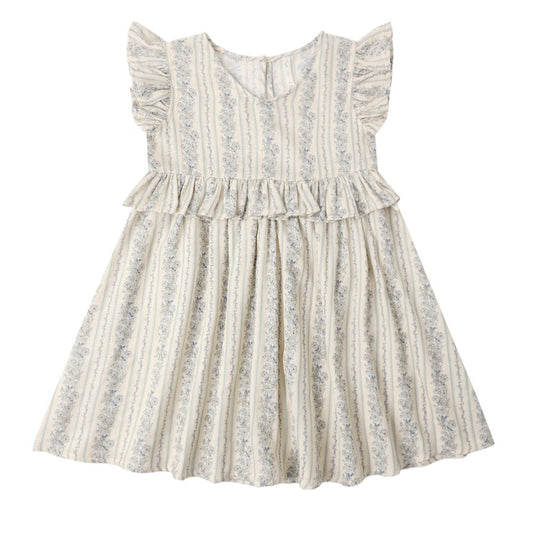 Brielle Dress Blue Floral|10588