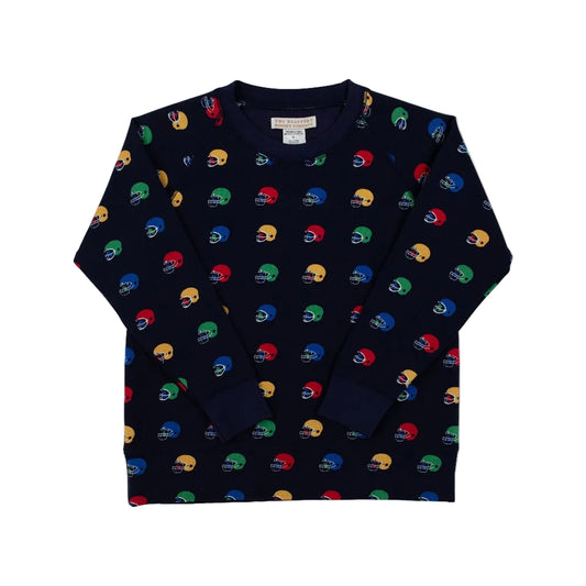 Cassidy Comfy Crewneck Boys-Hut!Navy|12338