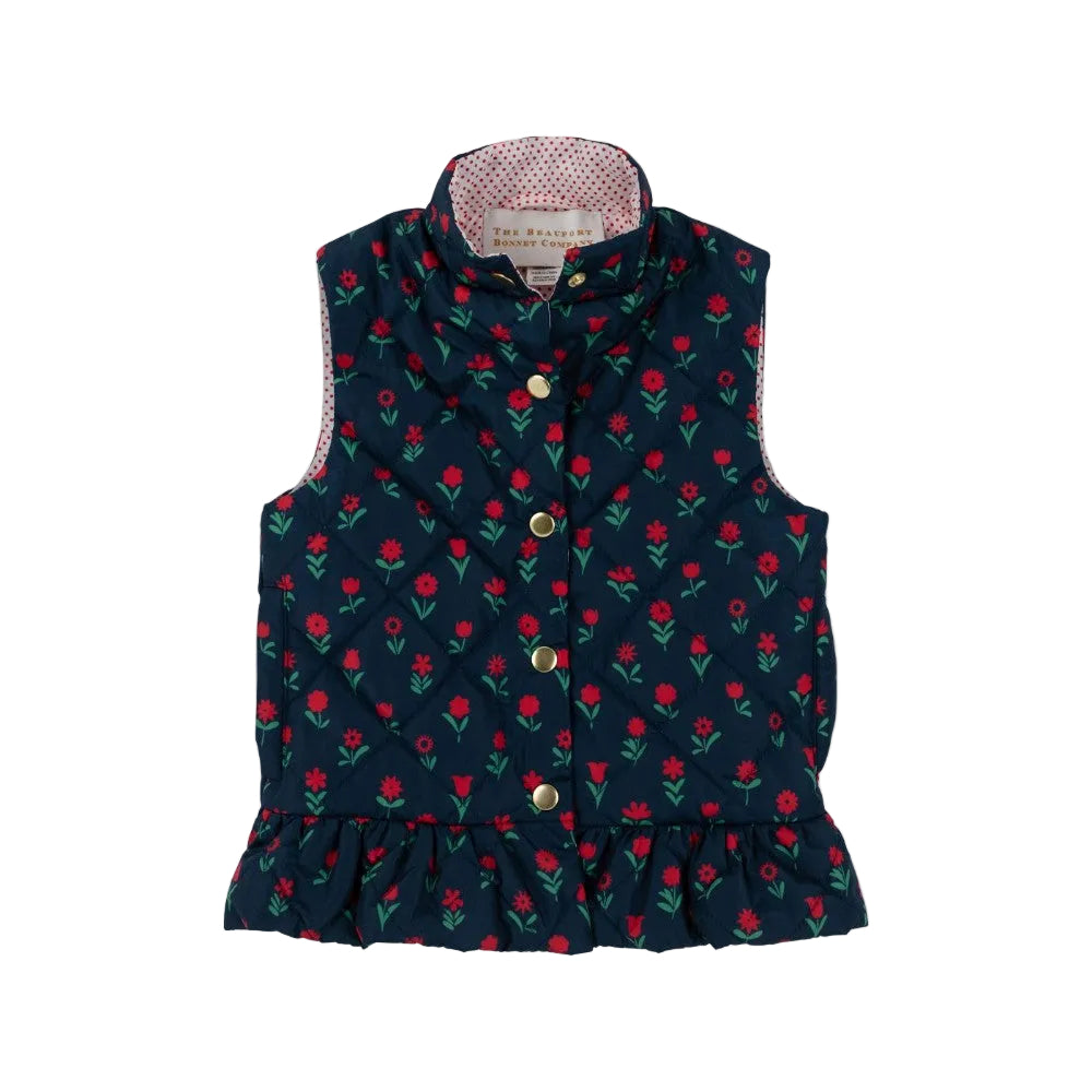 Vaughn Vest - Prescott Farm Flowers/Richmond Red Microdot|13485