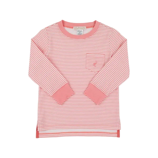 Long Sleeve Carter Crewneck- Coral|12690