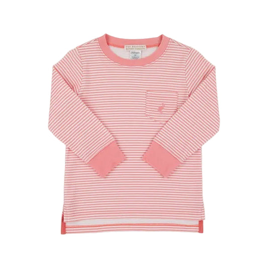 Long Sleeve Carter Crewneck- Coral|12690