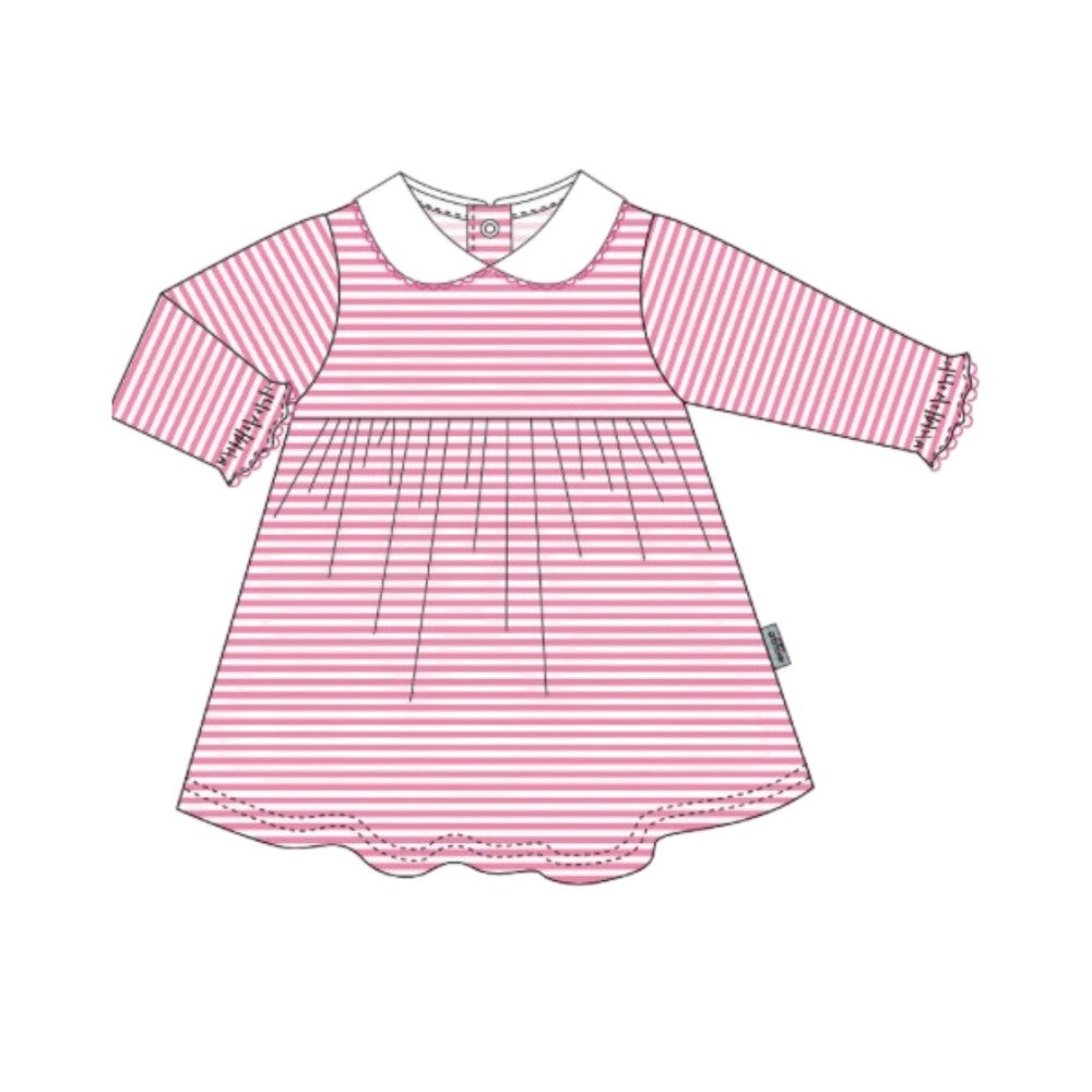 Pippa Pima Play Dress-Bubblegum Stripe|13209