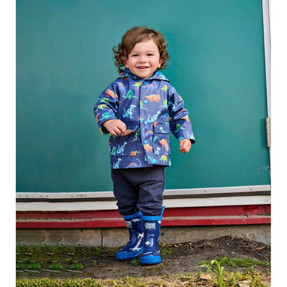 Dino Party Snap Rain Coat|11175