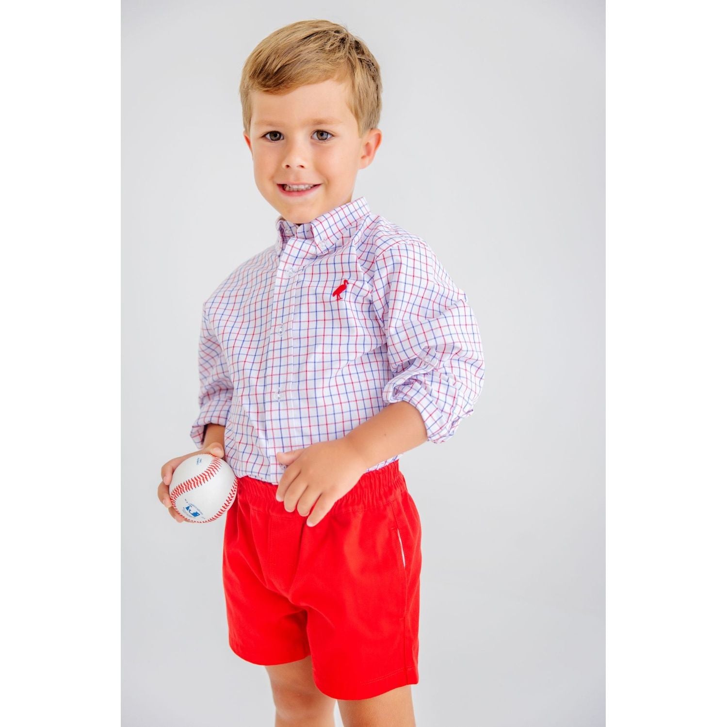 Dean's List Dress Shirt - Lake Powell Plaid/Richmond Red|11363