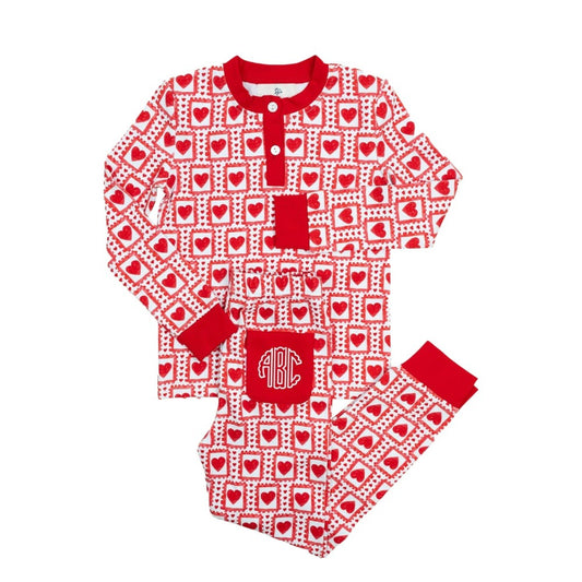 Sealed With a Kiss Pajama Set|10753