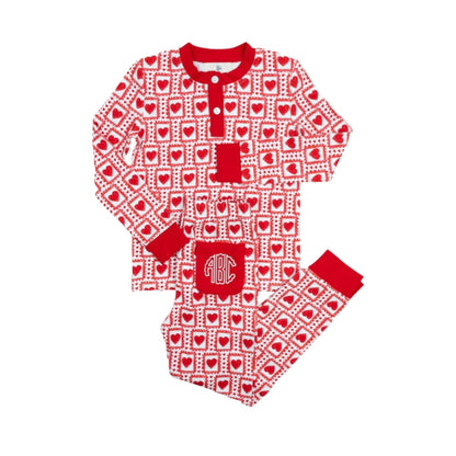 Sealed With a Kiss Pajama Set