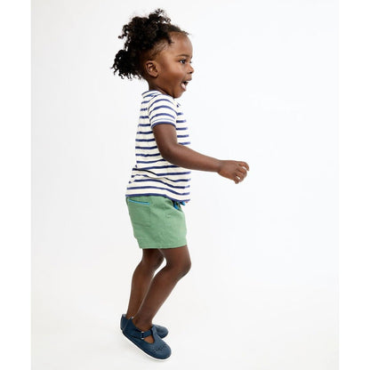 Willie Baby T-Shirt, Navy Stripe|10514
