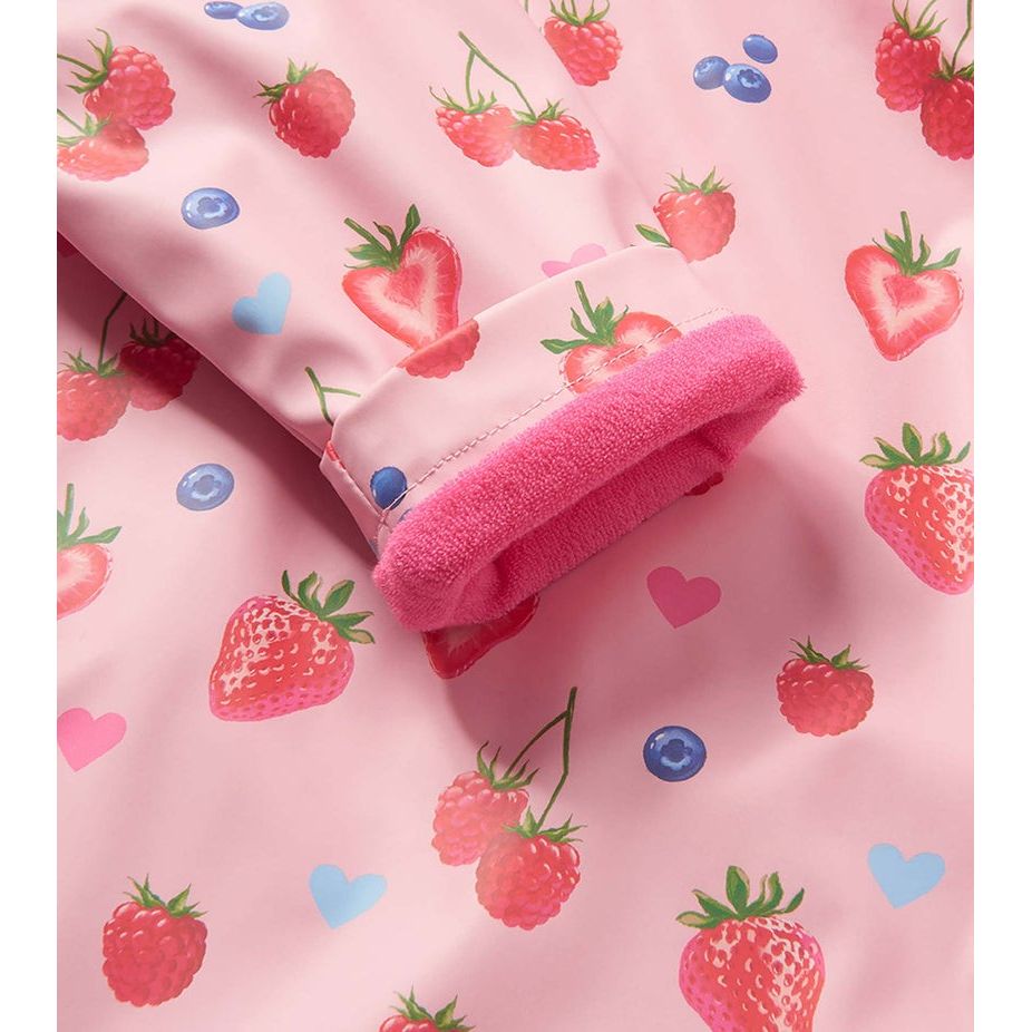 Summer Berries Snap Rain Coat|11194