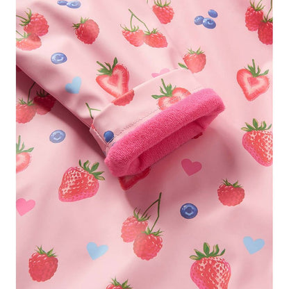 Summer Berries Snap Rain Coat|11194