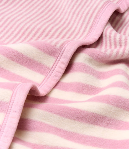 Sweet Pea Stripe Mini Blanket- Blush|13432