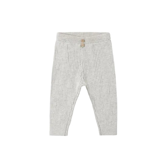 Rib Knit Legging - Heathered Fog|12486