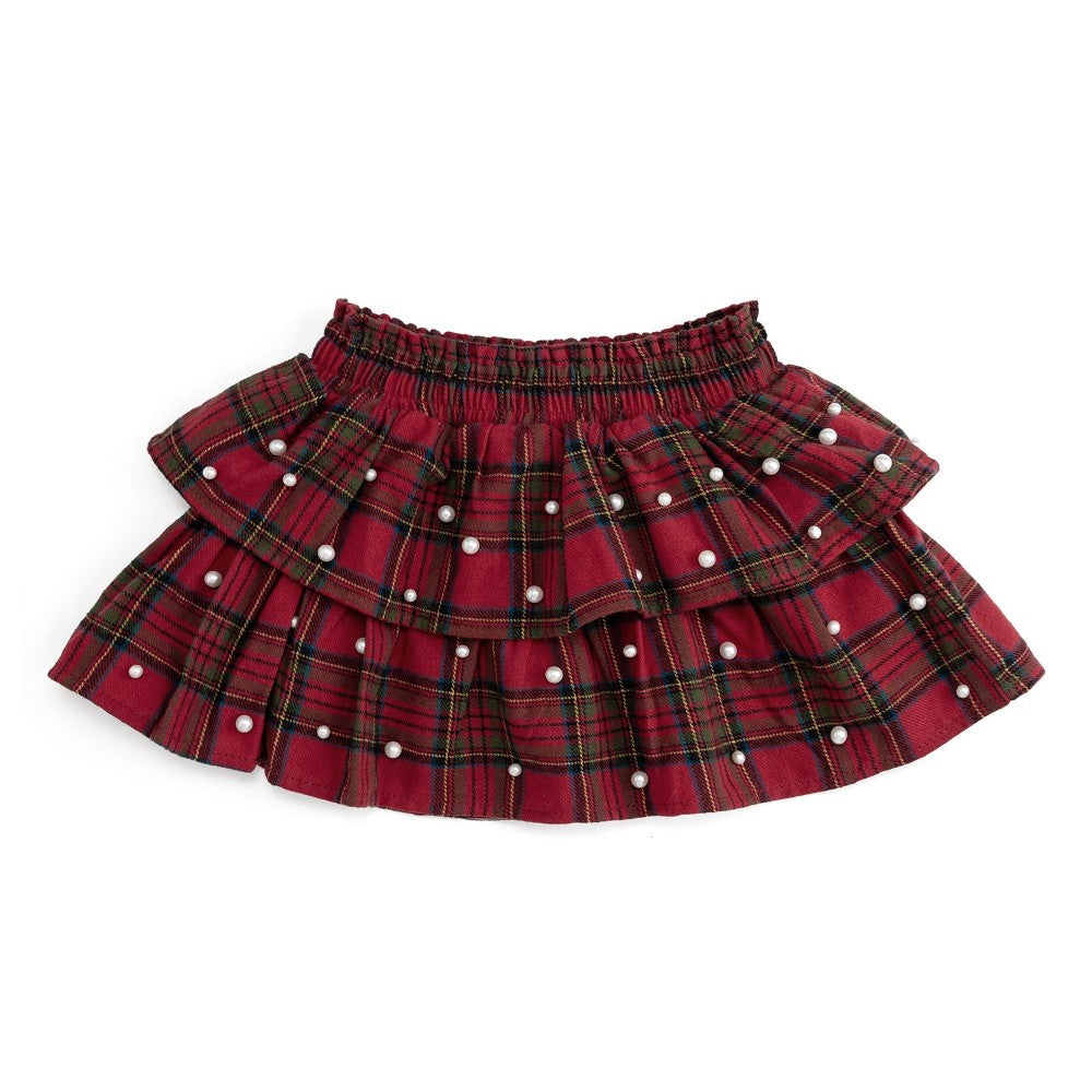 Christmas Tartan Pearl Skirt|13219