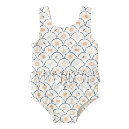 Skirted One-Piece Nautical