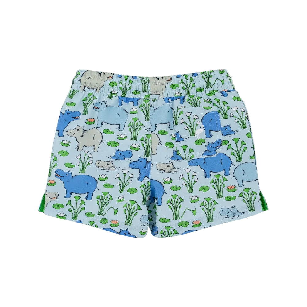 Tortola Swim Trunks - Bal Harbour Hippo (Beale Street Blue)/Worth Ave White|11719