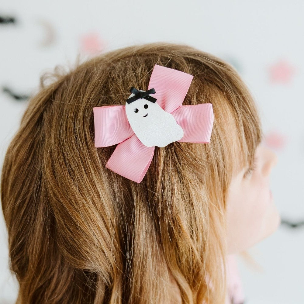 Sweet Ghost Halloween Bow Clip|12556