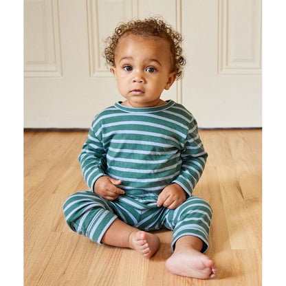 Andy Baby Sport Legging, Forest Stripe|9382