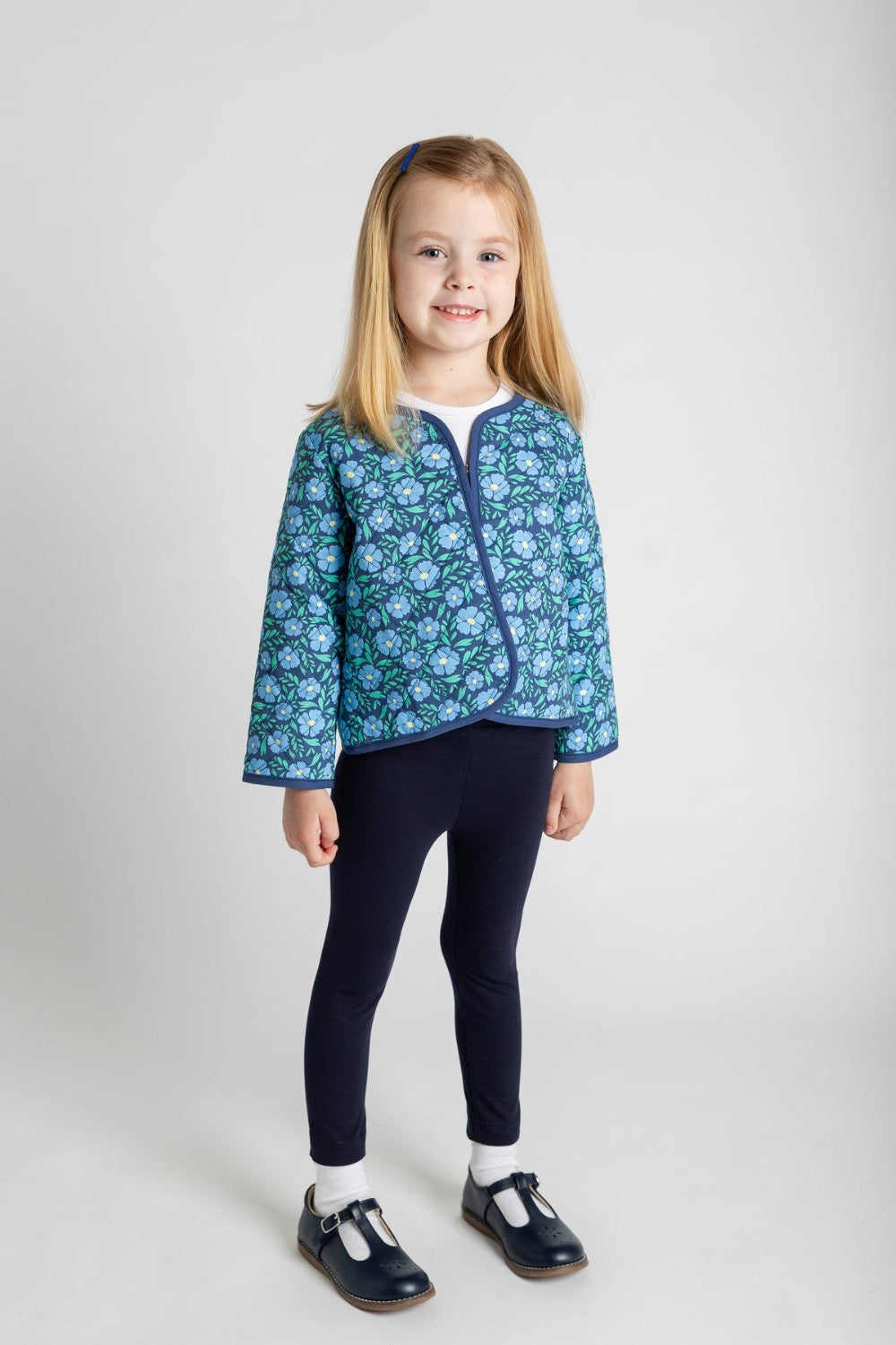 Floral Print Quilted Jacket|12893