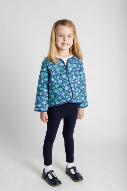 Floral Print Quilted Jacket|12893