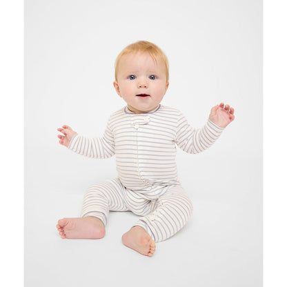 Ziggy Zip Romper, Cloud Mini Stripe|10970