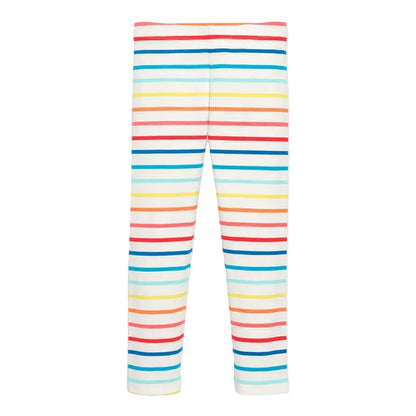 Classic Legging- Ivory Rainbow Sunrise Stripe|5125