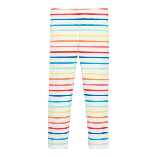 Classic Legging- Ivory Rainbow Sunrise Stripe|5125