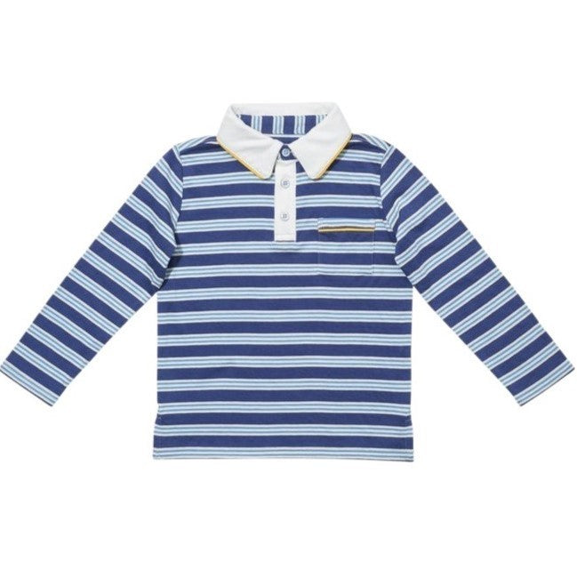 Parker Polo, Navy Twin Stripe|9377